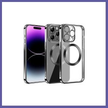 Nida iPhone 13 Pro Max Uyumlu Kılıf Slot Silikon - Siyah Nıda