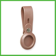 Bezos Airtag Askılı Deri Kılıf - Rose Gold Arz