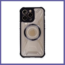 Nida iPhone 14 Pro Max Uyumlu Kılıf Prag Magneticsafe Kapak - Siyah Nıda