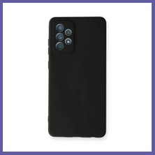 Nida Samsung Galaxy A72 Uyumlu Kılıf Nano Içi Kadife Silikon - Siyah Nıda