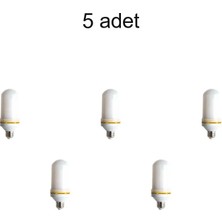 Cata CT-4059 5W Alev LED Ampül Amber 5 Adet
