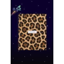 Sekizelliiki Leopar Desenli Defter