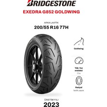 Bridgestone Exedra G852 Goldwing 200/55 R16 77H Arka Motosiklet Lastiği (2023)