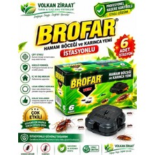 Volkan Ziraat Mühendislik Mutfakta Rahat Nefes Alın! Bu Ürün Işinize Çok Yarayacak! Brofar 6'lı Tam Etkili Karınca Zehirleme ve Böcek Yem Istasyonu - Alman Tipi Hamam Böceği Savaşçısı | Hepsiburada ...