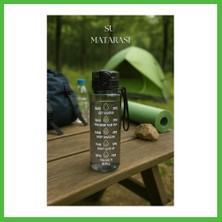 Bezos Suluk & Su Şişesi & Sporcu Matara Füme 1000 ml Arz