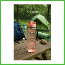 Bezos Suluk & Su Şişesi & Sporcu Matara Turuncu 1000 ml Arz