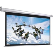 Elarque Motorlu Projeksiyon Perdesi 240X200 cm Beyaz Kasa, Kolay Kullanım