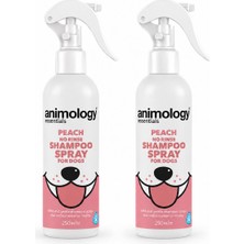 Animology Essentials Şeftali Durulanmayan Köpek Sprey Şampuan 2X250 ml