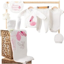 Tr Ceritti Yenidoğan Hastane Çıkış Kız Bebek Zıbın Seti | Sevimli Hayvan Desenli, Renkli,