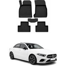 Tr Mercedes A200 Sd W177 2018-2026 Uyumlu 4d Havuzlu Paspas Siyah 5 Parça