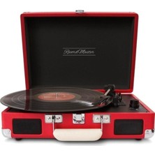 Tr Record Master T310CH Şarj Özellikli Pikap - 33, 45, 78 Devir T310CH- Kırmızı