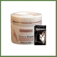Bezos Three Brand Arnavut Kremi Whitens Cream Kremi 100 ml + 1 Adet Jel Hediye HB006