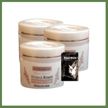 Bezos Three Brand Arnavut Kremi 3lü Birden Whitening Cream Aklık Kremi 100 ml + 1 Hediye Jel HB006