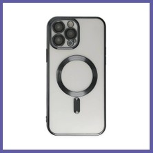 Nida iPhone 14 Pro Uyumlu Kılıf Kross Magneticsafe Kapak - Siyah Nıda