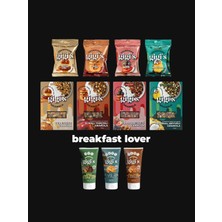 Gigis Food Gigi's Breakfast Lover Paketi - 4'lü Granola, 3'lü Yer Fıstığı Ezmesi ve 4'lü Crunchies 50 g
