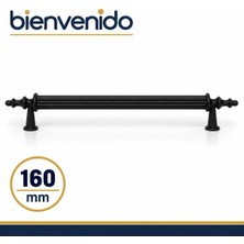 Mat Siyah Metal Kulp 160 mm Dayanıklı Mobilya Kulbu, Dolap Çekmece Için Modern Dekoratif Tasarım