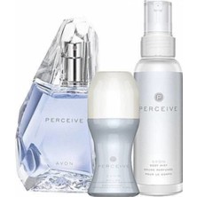 Avon Perceive 50ML. Edp Kadın Parfüm Vücut Spreyi 100 ml ve Rool On