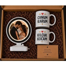 Minik Esnaf Canum Karım & Kılçuk Kocam Kupa Seti – Çiftlere Özel Romantik Hediye Kutusu | Eşe Sevgiliye Yıldönümü Hediyesi