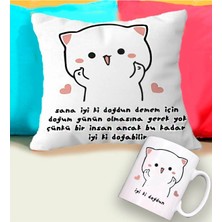 Royal Consept Iyi Ki Doğdun Doğum Günü Yastık & Kupa Hediye Seti