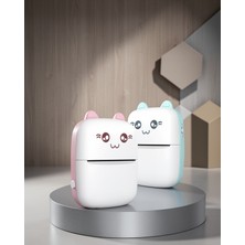 Ecruz Taşınabilir Mini Termal Yazıcı 200 Dpı Bluetooth Bağlantılı