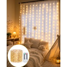 3x3 Metre Şelale Tasarımı LED Perde Işık