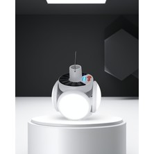 Katlanabilir Güneş Enerjili LED Kamp Lambası 5 Modlu