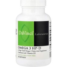 Da Vinci Labs Davinci Laboratories, Omega 3 Hp-D, 60 Softgels