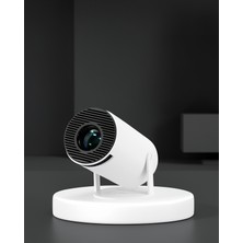 Ecruz Taşınabilir Projeksiyon Cihazı 4K Destekli HDMI USB Bağlantılı