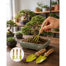 Bahçe El Aletleri Seti Ergonomik Ahşap Saplı