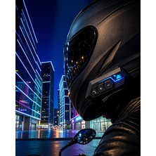 Ecruz Bluetooth Sürüş Intercomu Mikrofonlu Kablosuz Kask Kulaklığı