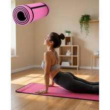Ecruz 10 mm Kalınlıkta Kaymaz Yüzeyli Çift Taraflı Fitness Yoga Matı