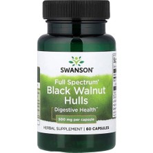 Swanson Vitamins, Full Spectrum® Black Walnut Hulls, 500 Mg, 60 Capsules