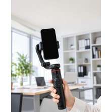 Ecruz Aı Gimbal Selfie Stick Yüz Takipli Katlanabilir Teleskopik Tripod
