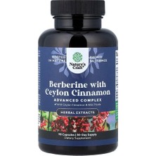 Belirtilmemiş Nature's Craft, Berberine With Ceylon Cinnamon, 90 Capsules