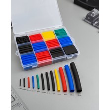 Ecruz Daralan Makaron Kutusu 560 Parça Renkli Kablo Koruma Seti UCZZ560PARÇAMAKARON-4