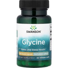 Swanson Vitamins, Glycine, 500 Mg, 60 Veggie Caps