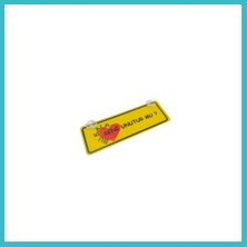 Defne Store Bu Kalp Seni Unutur Mu? Yazılı Sarı Dekor Plaka Vantuzlu Cam Süsü 22X7.5CM Bksu2 Dfnbez