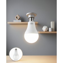 Şarjlı LED Ampul 6400K Soğuk Beyaz 30 Watt