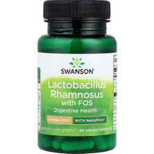 Swanson Vitamins, Lactobacillus Rhamnosus With Fos, 60 Vegan Capsules