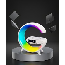 Ecruz Kablosuz Şarjlı Gece Lambası ve Bluetooth Hoparlör