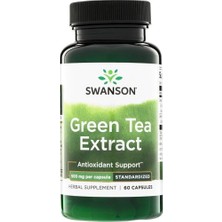 Swanson Nutrition Green Tea Extract 500 Mg 60 Kapsül Gıda Takviye