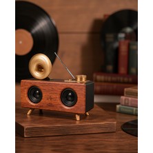 Ecruz Retro Bluetooth Speaker Çift Hoparlör 1800MAH XUUCZZZB6SPEAK-1-1