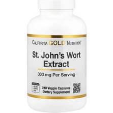 California Gold Nutrition, St John's Wort Extract, 300 Mg, 240 Veggie Capsules