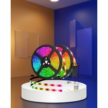 Müzik Duyarlı Renkli LED Şerit USB Bağlantılı