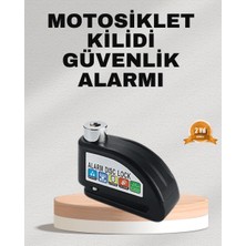 Milas Toptan Ekonomik Alarm Disk Kilidi Motosiklet Scooter Bisiklet Güvenlik