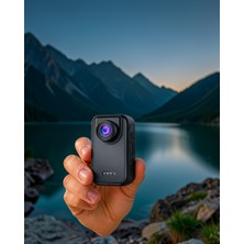 Ecruz Mini Kamera Taşınabilir Vlog Kamera 1080P