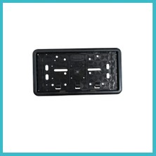 Defne Store Çerçeveli Dikdörtgen Plakalık Plaka Altlığı Siyah 32X17CM 1 Adet Dfnbez
