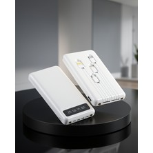 Ecruz LED Işıklı 20.000MAH Powerbank LCD Gösterge XUCZ20MAHPOWERBANK-8