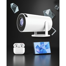 Ecruz 130 Inç Ekran Desteği ve 4K Uyumlu Full Hd Projeksiyon Cihazı