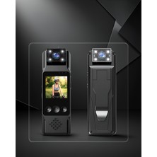 Ecruz Mini Kamera 180° Dönebilen Lens 1080P Tft Ekranlı